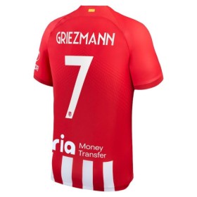 Atlético Madrid Griezmann 7 Børn Hjemme 2023-24 - Fodboldtrøjer (S/S)